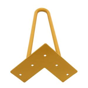 Patas de horquilla de mesa de Metal adecuadas <span class=keywords><strong>para</strong></span> mesa de centro, mesita de noche, silla, proporciona herramientas <span class=keywords><strong>auxiliares</strong></span> + protección de suelo de goma - Product Image 3