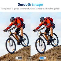 Caméra d'action étanche 4K 60FPS WiFi 30M sous-marine EIS anti-tremblement 170° °   Objectif grand angle pour la plongée, le cyclisme et les vlogs