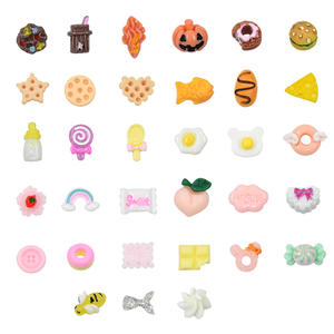 5g/bolsa Novedad DIY Resina de dibujos animados para niños, dijes 3D de comida, accesorios de uñas de resina de color mágico con forma de caramelo - Product Image 6