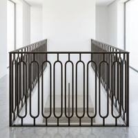 Balustrade moderne en fer forgé et alliage d'aluminium, garde-corps décoratif pour extérieur, balcon, véranda, escalier, jardin, salle de sport