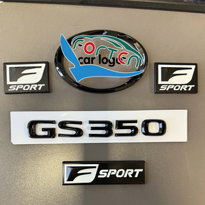 Emblème de voiture chromé ABS F Sport, autocollant latéral arrière pour aile, pour GS350 GS450 IS250 IS350 <span class=keywords><strong>Lexus</strong></span>, logo, badge, autocollant de coffre - Product Image 4