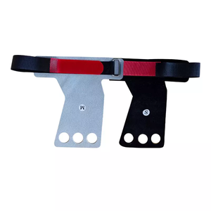 Custom Logo in pelle impugnatura a mano rigida cintura di potere in Silicone sport stile Fitness Grip per esercizi di Fitness - Product Image 5