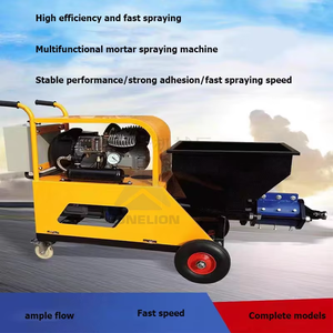 Machine de pulvérisation de mortier de pompe à plâtre de pulvérisation de ciment mural Machine de pulvérisation de revêtement de ciment avec tuyau de 20m à vendre - Product Image 4