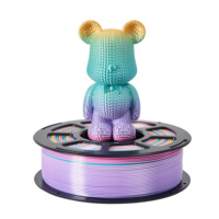 Filamento PLA de Seda para Impresión 3D, 1.75mm, 1KG, Acabado Metálico Brillante, Sin Burbujas, Sin Obstrucciones, Material Resistente y Mejorado