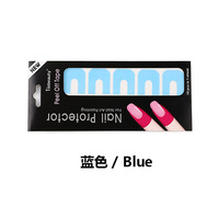 Venta caliente Manicura en forma de U Cubierta de dedo Herramienta de uñas Pegatinas Anti-desbordamiento Esmalte Peel Off Tape Protector de uñas Pegatinas Herramienta