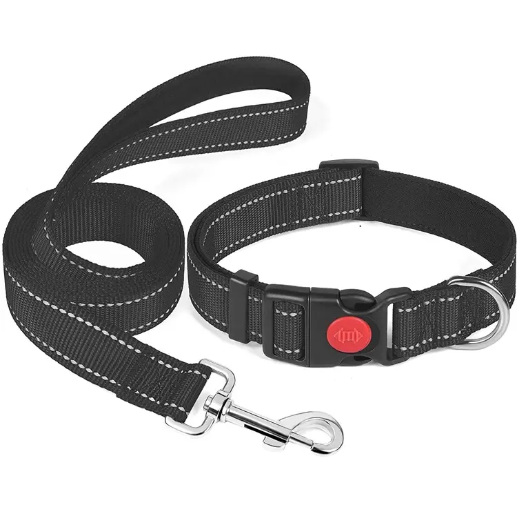 Conjunto de correas reflectantes y duraderas para Collar de perro, correas de nailon, correa de nailon para Collar de perro, gran oferta