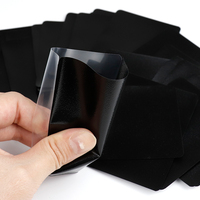 Unicorn Game Plus URC-002 500pcs/Boîte Protège-cartes Premium en PP Noir Mat Arrondi pour Jeux TCG et Collections