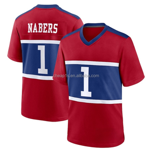 Jersey de Fútbol Americano de los New <span class=keywords><strong>York</strong></span> Giants Bordado al por Mayor # 44 Cam Skattebo # 1 Malik Nabers # Uniforme de Fútbol Americano Jaxson Dart 6 - Product Image 5