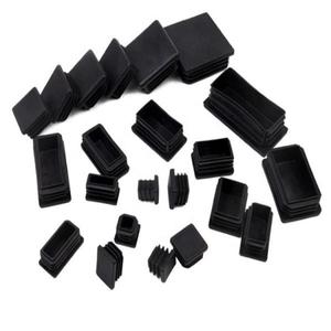 Black pp Square Plastic Tube <b>Cap</b> Tube Push Pull Plug <b>for</b> <b>Fence</b> <b>Post</b> - Product Image 2