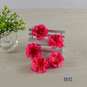 5cm Nhân Tạo Hoa trang trí hoa & vòng hoa cho <span class=keywords><strong>make</strong></span> up Peach Blossom chi nhánh cây nho hoa - Product Image 5