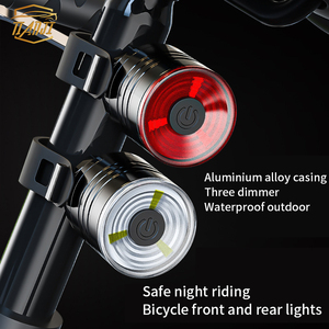 Nueva Luz Trasera LED <span class=keywords><strong>para</strong></span> <span class=keywords><strong>Bicicleta</strong></span> de Montaña, Material ABS, Batería Recargable, 120 Lúmenes, Impermeable, Luz de Advertencia Nocturna - Product Image 5