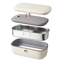 Boîte à lunch électrique Sorge, chauffe-aliments, 900 ml, pot intérieur en acier inoxydable, boîtier en plastique, usage domestique, 45 W, 220 V, CE, ROHS, CCC