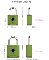 Serrure de porte portable intelligente Eseye Nouveau design d'armoire à empreintes digitales avec clé de stockage de données par mot de passe TTLock App-Key Features