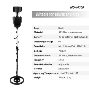 Giá rẻ Máy dò kim loại độ nhạy cao hiệu suất cao MD-4030 P ngầm Máy dò kim loại - Product Image 6