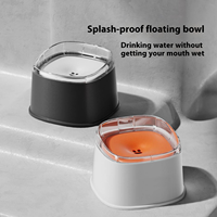 Bol à eau solide anti-fuite écologique de 2000 ml, carré, en PP+PC, fontaine à eau pour chien et chat, pour l'intérieur, l'extérieur et les voyages