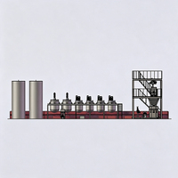 Usine de fabrication d'engrais à base de son de riz, ligne de production d'engrais hydrosolubles, moteur haute efficacité, capacité de 1 à 30 tonnes/heure