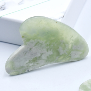 Doğal gül kristal taş yeşim silindir vücut ve yüz göz kazıma Gua Sha kurulu akupunktur yüz germe göz masaj - Product Image 5