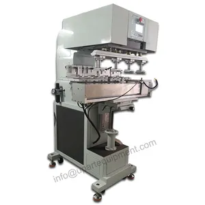 UP325-150S4 Automatic Pack Box Printing Machine 4-Color Inkwell Tampo Print Machine Pad Transfer Printing