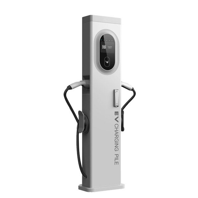 New 44KW/22KW AC Double Gun EV Charger Type2 Interface OCPP 1.6J WIFI APP Control 220V Input Floor-Mounted Charging Station