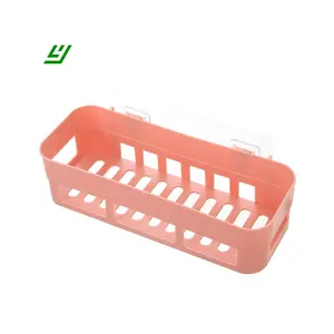 Support à ventouse multifonctionnel pour salle de bain Étagère à éponge Organisateur de cuisine Évier Accessoires de cuisine Paniers de bain