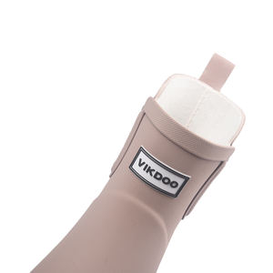 Bottes de <span class=keywords><strong>pluie</strong></span> basses assorties quotidiennes imperméables beiges pour femmes - Product Image 6