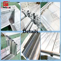 Pergola de Jardin en Aluminium Électrique et Étanche à Toit Rétractable, Lames Motorisées et Éclairage LED