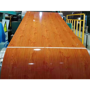 Personalizzato modello in legno pre-verniciato prodotti in acciaio zincato con rivestimento di zinco bobina in acciaio - Product Image 2