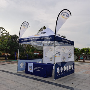 Tente de réception Aoki personnalisée avec impression par sublimation, toile 600D, 3x3m, avec structure hexagonale en aluminium pour événements, vente en gros - Product Image 2