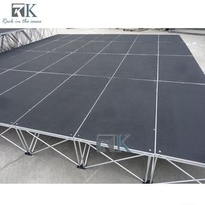 Plateforme modulaire en bois contreplaqué de 30 mm pour scène événementielle, installation par clés hexagonales - Product Image 4