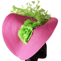 Cappelli Fascinator multicolori cappello da festa fiore di piume copricapo natalizio cappello da Cocktail da spettacolo da donna