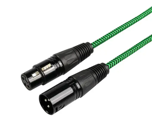 Câble audio tressé blindé XLR mâle-femelle <span class=keywords><strong>Tlink</strong></span> TL-G109 3m (10ft) pour microphone/haut-parleur, conducteur en cuivre nu - Product Image 1