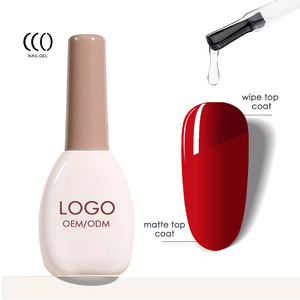 CCO Individuelles Logo OEM ODM Eigenmarke HEMA-freier, ungiftiger TOP COAT Gel-Nagellack - Product Image 2
