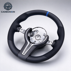 Volante Deportivo OEM de Fibra de Carbono y Cuero para M3 M5 E92 F30 F10 E60 F31 F82 E90 E39 E91 E70 E46 F22 E53 F80 - Product Image 2