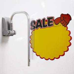 Support de bannière magnétique en aluminium de talker d'étagère de cintre de cadre d'aimant fort pour l'affichage d'étagères de magasin de détail - Product Image 6