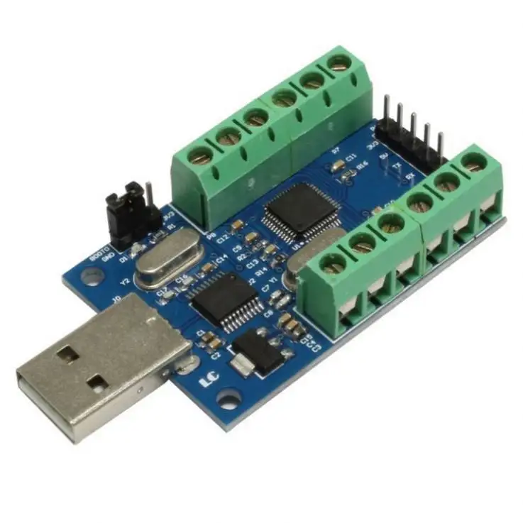 USB 10-Channel 12Bit AD Data Collection Module STM32 UART ADC Module 10- Channel Single Port Input