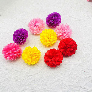 Fleurs d'hortensia artificielles en soie Qi Xing, couleurs vives, décoration de mariage, décoration de la maison, fleur artisanale à 8 couches de pétales ronds - Product Image 1