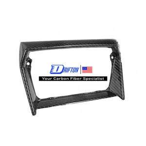 Panneau intérieur d'écran de navigation en fibre de carbone sec de remplacement pour Lamborghini Aventador LP700 2011-2015 - Product Image 1