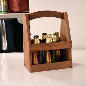 Nuevo estante de exhibición de cerveza de madera de diseño clásico con abrebotellas, Enfriador de Material de PC, soporte para vino para fiesta, uso doméstico, cartón embalado - Product Image 2
