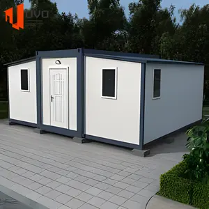 Containerhaus vorgefertigte Villa, Containerhäuser 40 Fuß Luxushaus-Villa, Ausstellungsraum-Design