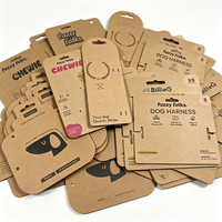 Schnelle Lieferung: Individuell bedruckte, gestanzte Hang-Cards mit Euro-Loch – Display-Karten aus Karton für Haustierspielzeug und Bekleidung