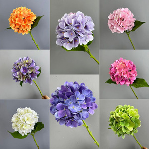 Hot Bán Bất Cảm Ứng Tú Cầu Hoa Nhân Tạo Lớn Hoa Tú Cầu Hoa Nhân Tạo Đám Cưới Cao Su Trắng Màu Hồng Tú Cầu - Product Image 3