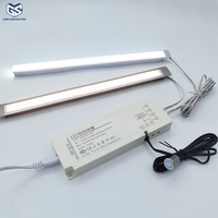 Interrupteur intelligent à capteur LED DC 12-24V avec variateur de luminosité continu, indice de protection IP21, 60W/120W pour éclairage de placards et armoires