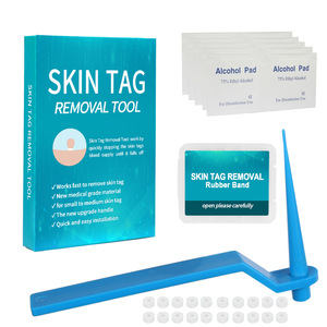 Skin Tag Kill Skin Mole Warzen entferner Micro Skin Tag Removal Kit mit Alkohol Cotton Pads Gummiringe Adult Mole Warzen Gesichts pflege