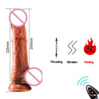 Juguete Sexual Realista de Silicona con Vibración y Control Remoto para Mujeres