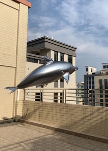 Inflatable <strong>Dolphins</strong> Balloon Drone Remote Control Advertising <strong>Dolphins</strong> <strong>Flying</strong> Balloon Show - Product Image 2