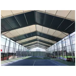 Tenda pelindung olahraga Padel tahan angin ukuran kustom