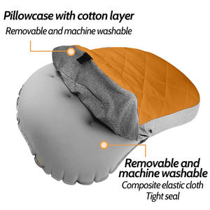 Atmungsaktives maschinen wasch bares kom primi bares Memory Foam Back packing Camping Flugzeug Auto Reise zelt Kissen - Product Image 5