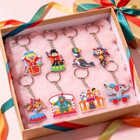 Porte-clés mousqueton en PVC souple et durable, étanche, pour cadeaux d'anniversaire personnalisés, promotions et souvenirs personnalisés, toutes occasions