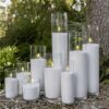 Vase de bourgeon en verre transparent grand énorme 60cm 70cm 80 cm de haut 32 "fleurs mignon verre cristal cylindre Vases pour centres de table de mariage