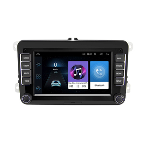 7inch 2Din được xây dựng trong GPS RGB xe Android <span class=keywords><strong>Player</strong></span> <span class=keywords><strong>VW</strong></span> Passat Golf Polo <span class=keywords><strong>Jetta</strong></span> màn hình cảm ứng đôi Knob nút điều khiển Carplay Android - Product Image 1
